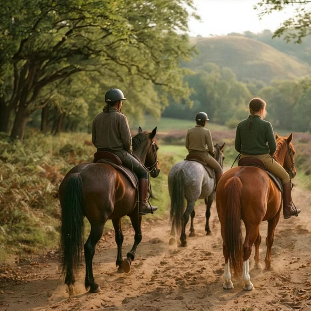 Balade à cheval en Haute-Vienne, autour de Bussière-Galant
